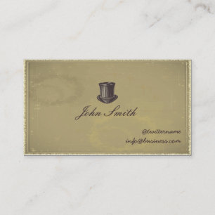 Gentleman's Top Hat Calling Card business card