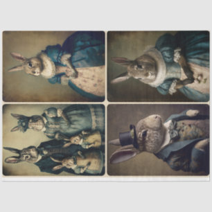 Gentlemen and Ladies Rabbit  Tissue Paper