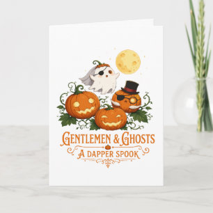 Gentlemen & Ghosts Halloween Card