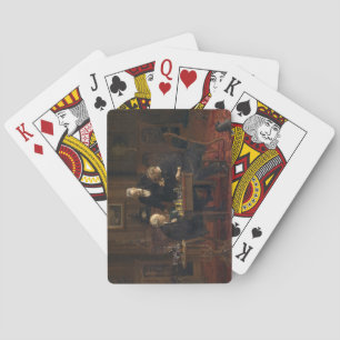 Gentlemen Playing a Game of Chess (Thomas Eakins) Playing Cards