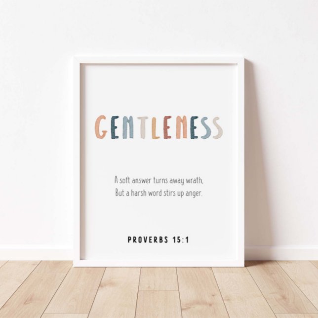Gentleness the fruit of the spirit poster (Creator Uploaded)