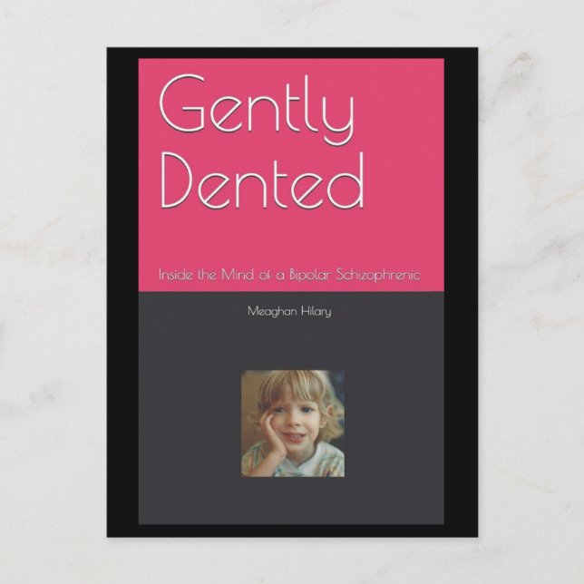 Gently Dented postcard (Front)