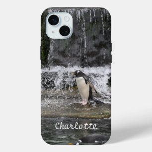 Gentoo Penguin & Friends Edinburgh Zoo Scotland iPhone 15 Mini Case