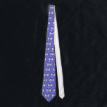 Gentoo Penguin Greetings Tie<br><div class="desc">Graphic illustration of a penguin family under the moonlight.</div>