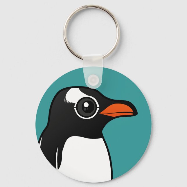 Gentoo Penguin Keychain (Front)