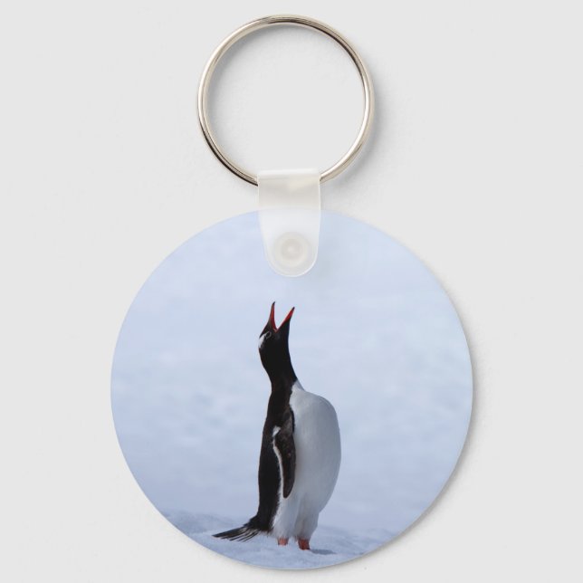 Gentoo penguin keychain (Front)