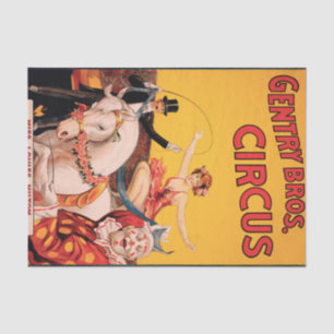Gentry Bros. Circus Tissue Paper