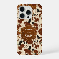 Genuine 100% Latte Cowhide Pattern | Neutral