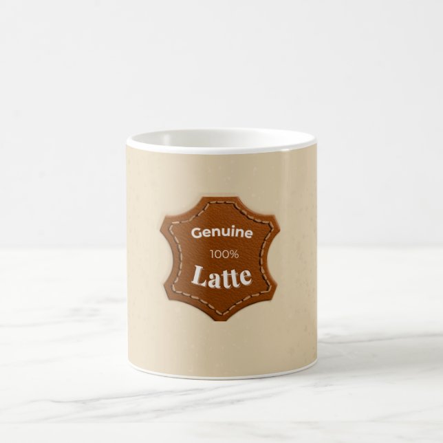 Genuine 100% Latte Neutral Pattern Mug (Center)