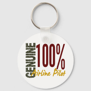 Genuine Airline Pilot Keychain