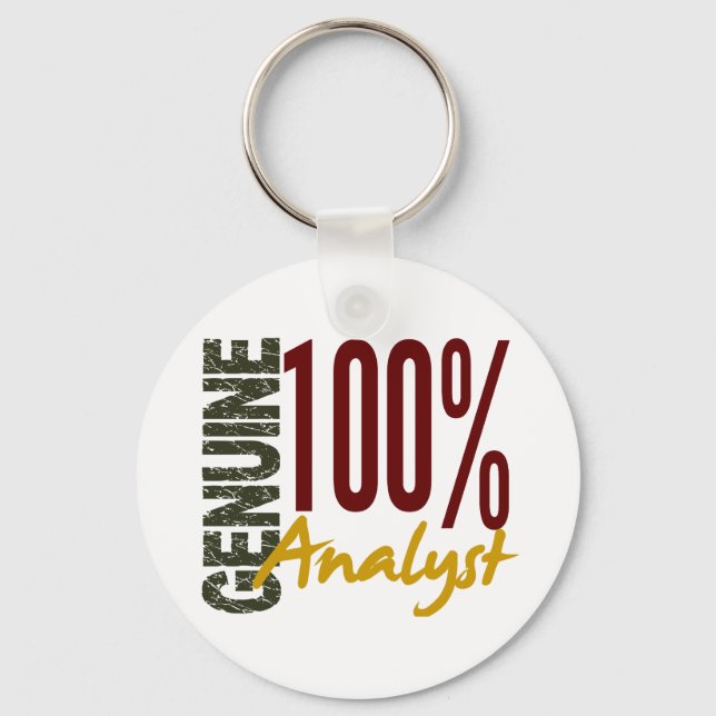 Genuine Analyst Keychain (Front)