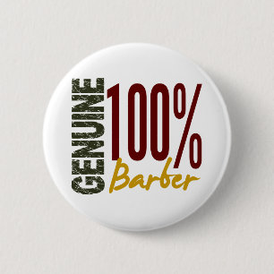 Genuine Barber 2 Inch Round Button