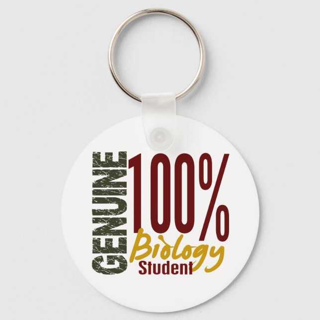 Genuine Biology Student Keychain (Front)
