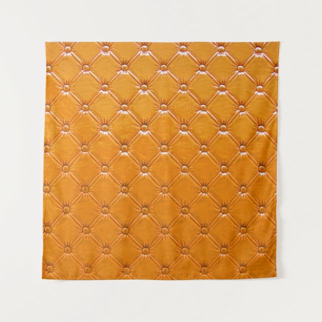 Genuine brown leather upholstery. tapestry (Front)