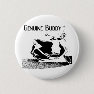 Genuine Buddy Black 2 Inch Round Button