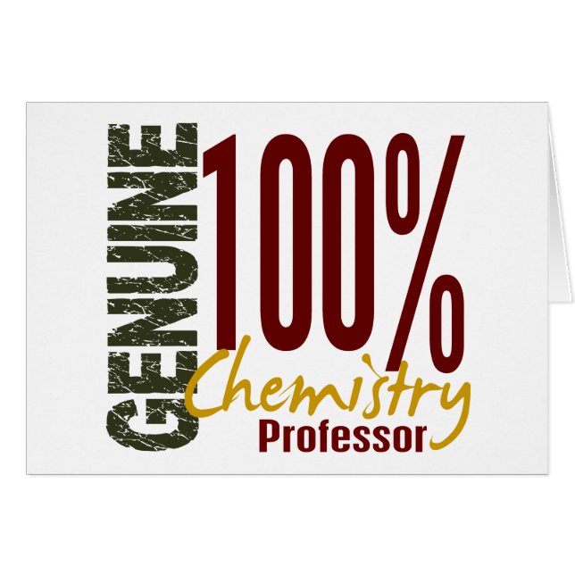 Genuine Chemistry Professor (Front Horizontal)