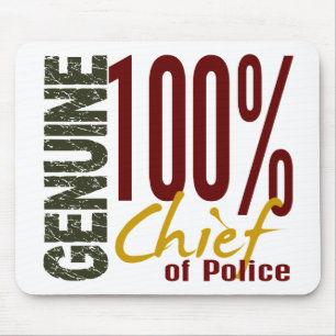 Genuine Chief Of Police Mouse Pad
