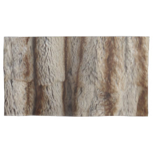 GENUINE CHINCHILLA FUR PILLOWCASE