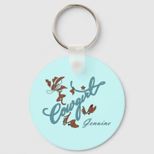 Genuine Cowgirl Keychain