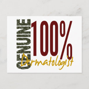 Genuine Dermatologist Postcard