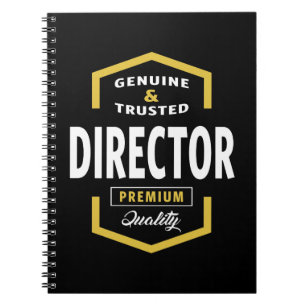 Genuine Director Gift Ideas Notebook