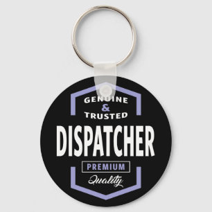 Genuine Dispatcher Gift Ideas Keychain