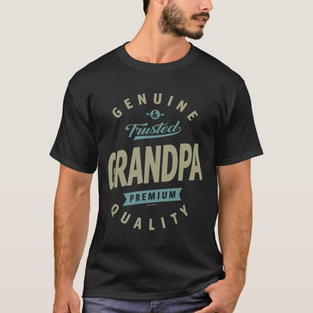 Genuine Grandpa T-Shirt (Front)