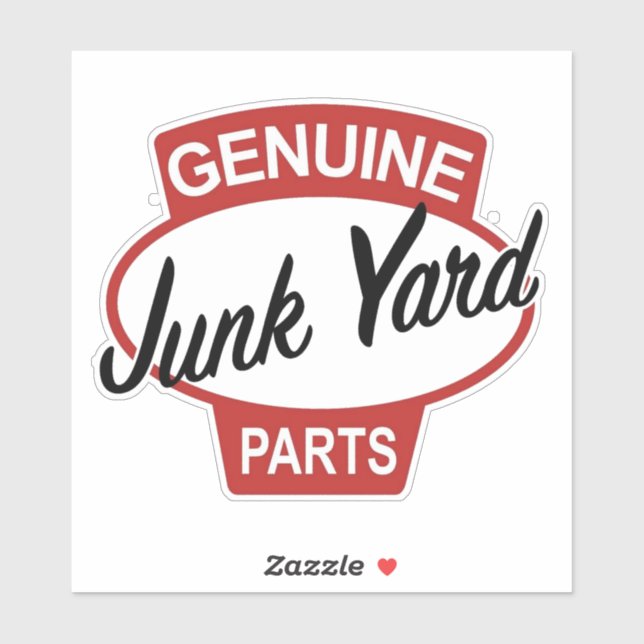 Genuine Junk Yard Parts Sticker (Sheet)
