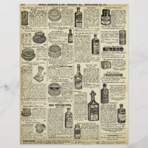 Genuine (not AI) Vintage Sears Catalogue Page