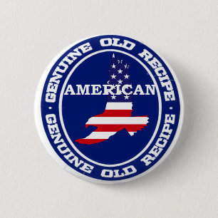 Genuine Recipe American 2 Inch Round Button
