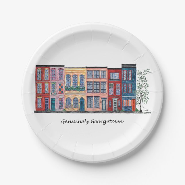 Genuinely Georgetown Paper Plate (Front)