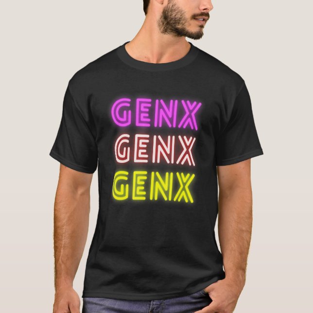 Genx Neon Fun T-Shirt (Front)