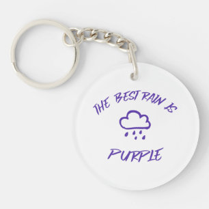 GenX The Best Rain is Purple  Keychain