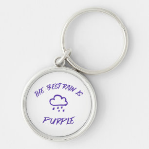 GenX The Best Rain is Purple  Keychain