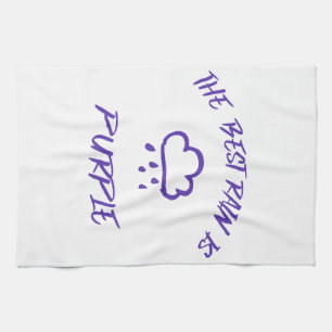GenX The Best Rain is Purple  Kitchen Towel