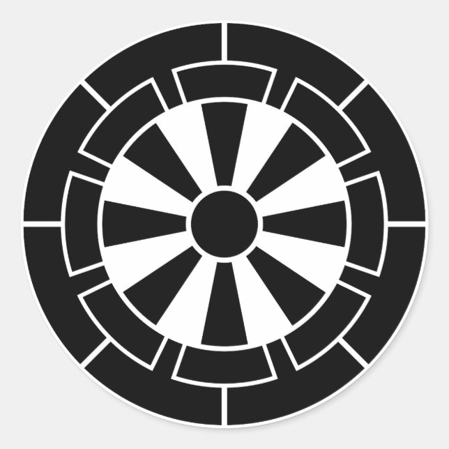 Genzou Classic Round Sticker (Front)