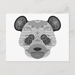 geo bear postcard