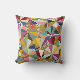 geo brolly throw pillow