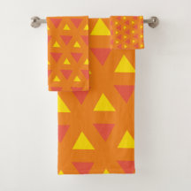 Geo Design Bath Towel Set 