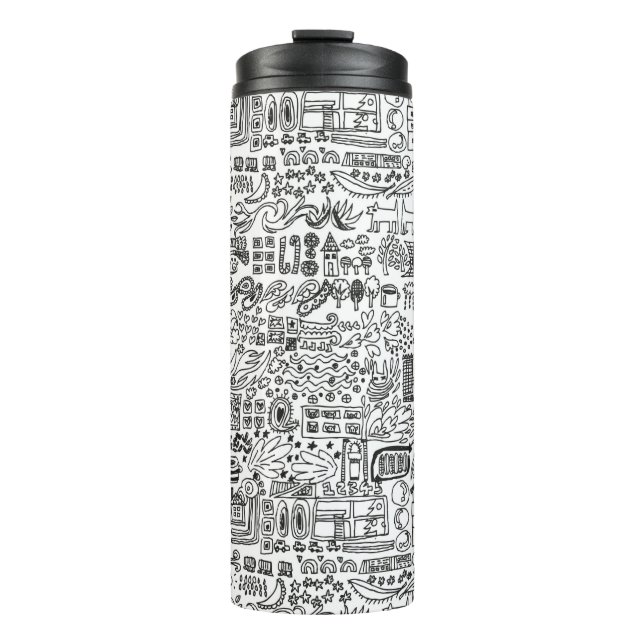 geo design thermal tumbler (Front)