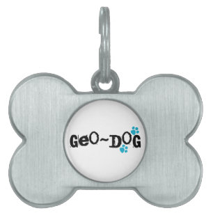 Geo-Dog Geocaching Dog Tag