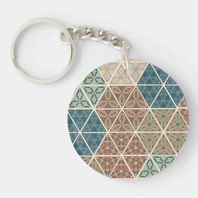 Geo extérieur XI motif tribal bleu et vert de | (Devant)