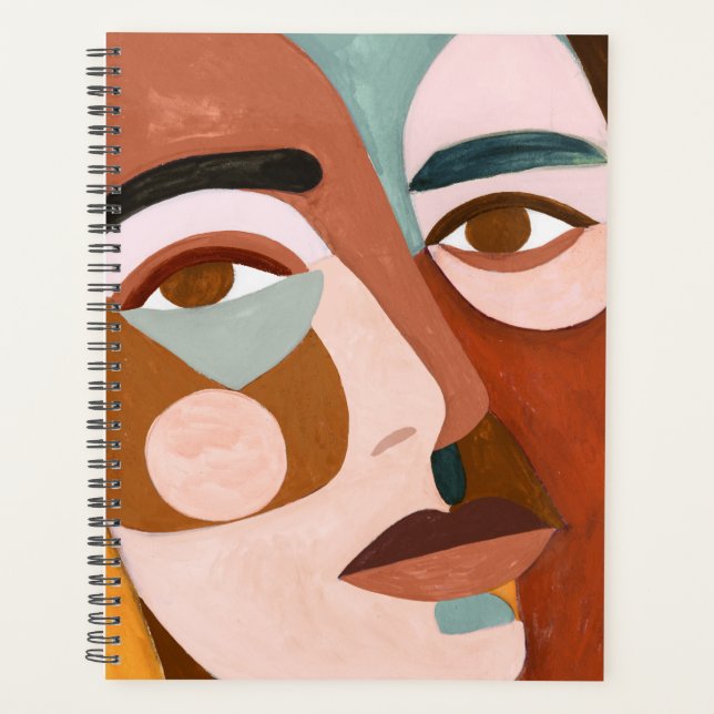 Geo Face Upclose Planner (Front)