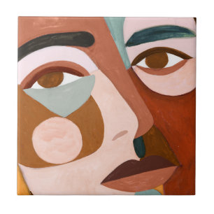 Geo Face Upclose Tile