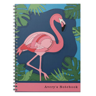 Geo Flamingo Puzzle Notebook