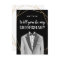 Geo Gold Tuxedo Groomsman Request Card