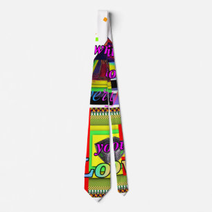  Geo Graphics Colours Tie