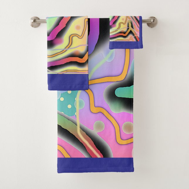 Geo Mix Special Occasion  Bath Towel Set (Insitu)