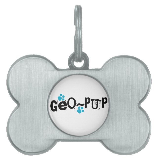 Geo-pup Geocaching Dog Tag (Front)