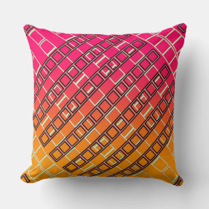 Geo Repeat Colours Throw Pillow